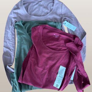 Set of three women's long sleeve  Size XXS - NWT